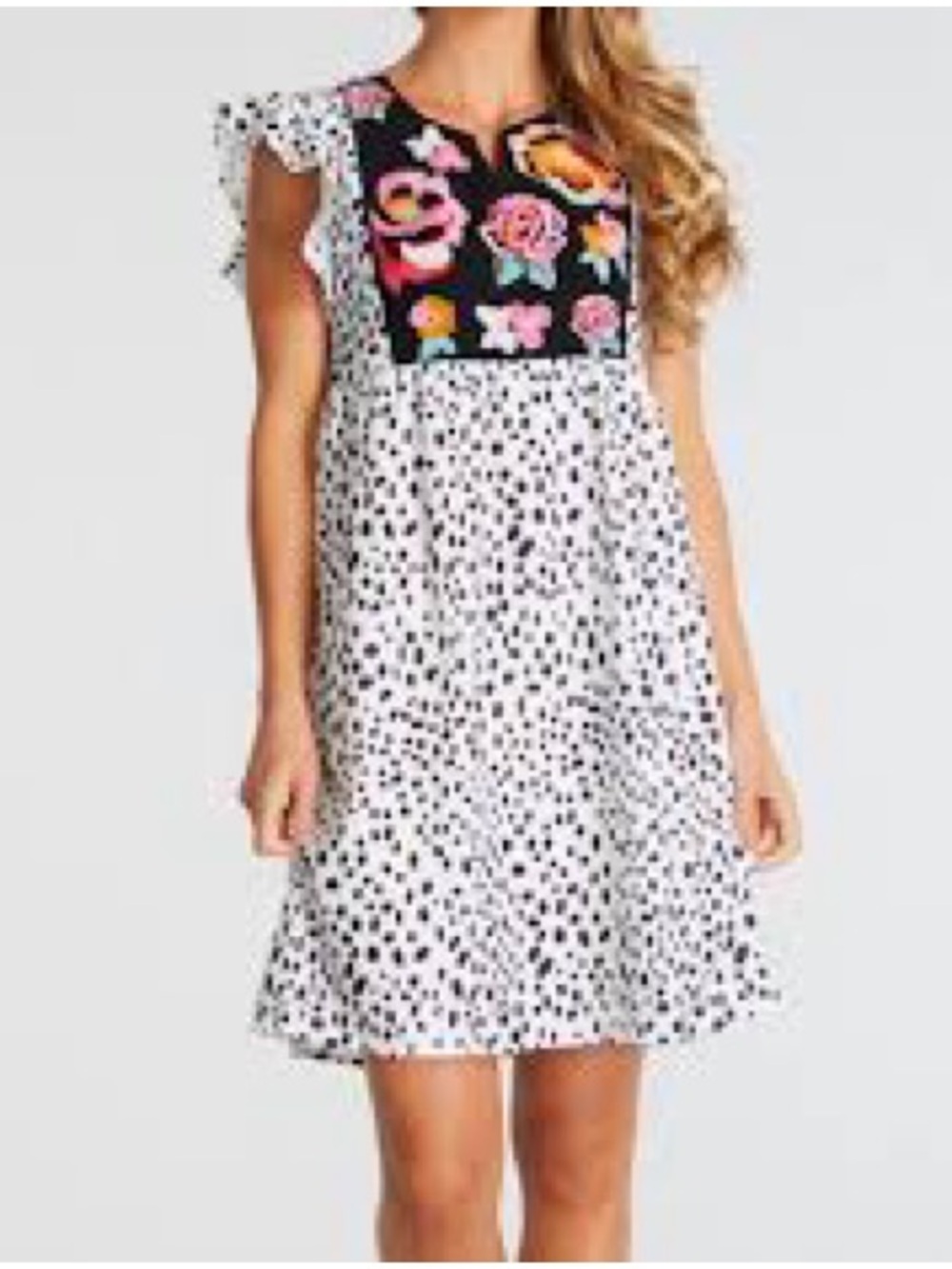 Kirundo Women’s Boho Floral Embroidered Dress